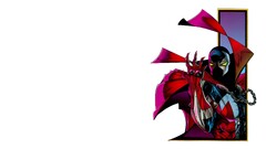 comics Spawn comic art white background