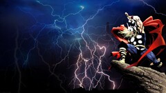 comics thor comic art Lightning