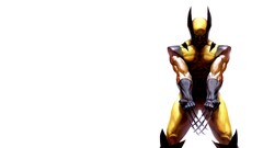 comics wolverine comic art claws Simple Background frontal view