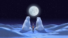 commercial advertisements coca-cola moon Bears Polar Bears Stars