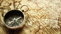 compass Map old vintage drawing macro Beige arrows (design) text