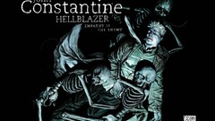 Constantine Hellblazer comic art