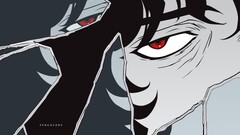 cowboy bebop Anime face red eyes