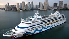 cruise ship vehicle cityscape