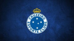 Cruzeiro Esporte Clube soccer clubs Brazil blue background logo