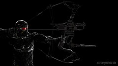 crysis crysis 3 video games bow weapon Simple Background