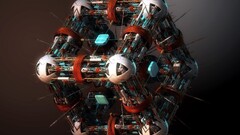 Cube render Technology digital art cgi 3D Blocks 3d abstract