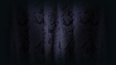 curtain ornamented velvet