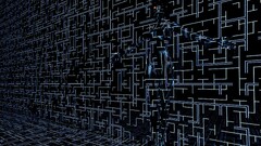 cyberpunk robot Machine futuristic render