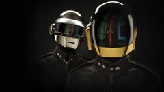 daft punk robot helmet Music electronic music Simple Background