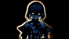 dark Anime alice margatroid touhou anime girls glowing eyes