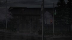 dark building traffic lights