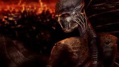 dark fantasy skull apocalyptic dark