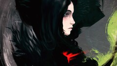 dark hair fantasy art fantasy girl