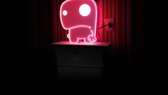 dark pink Lamp red indoors