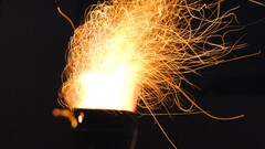 dark yellow fire colorful swirls shapes