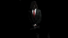 Darth Vader Anonymous hitman black Minimalism