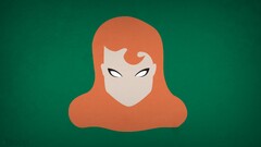 dc comics blo0p Poison Ivy villains Minimalism frontal view