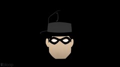 dc comics hero blo0p Minimalism Simple Background mask black