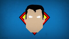 dc comics superman blo0p superhero blue background