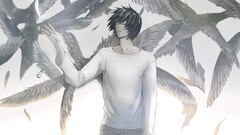 death note raven Anime anime boys