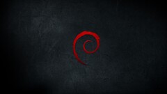 debian dark Bass Clef Linux