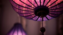 depth of field lantern Lamp purple