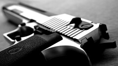 Desert eagle gun weapon monochrome