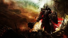 diablo iii PC gaming video games warrior video game art