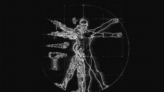 diagrams Vitruvian Man Tools artwork cyborg Warhammer 40 000 40k