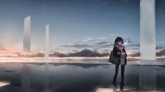 digital art anime girls Anime