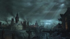 digital art apocalyptic Big Ben London hellgate london