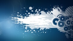 digital art blue artwork