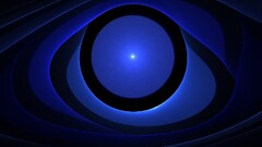 digital art blue shapes