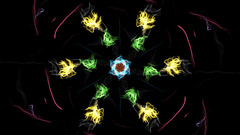 digital art colorful abstract shapes symmetry