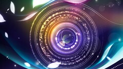 digital art colorful circle