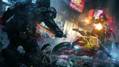 digital art cyberpunk science fiction Dan Luvisi