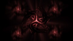 digital art dark abstract render shapes