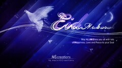 digital art dove blue background