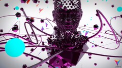 digital art face abstract