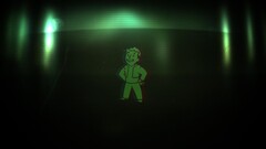 digital art fallout pip boy Green video games