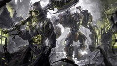 digital art mech steampunk fantasy art