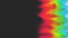 digital art Minimalism black background shapes colorful