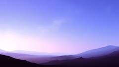 digital art Mountains landscape sky