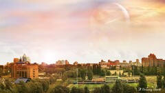 digital art planet space art