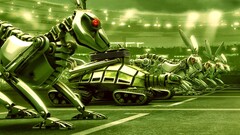 digital art render robot