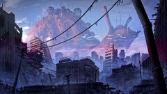 digital art science fiction apocalyptic