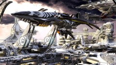 digital art science fiction vehicle artwork