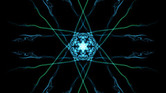 digital art shapes symmetry abstract cyan