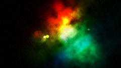 digital art space art Digital Glowing Space